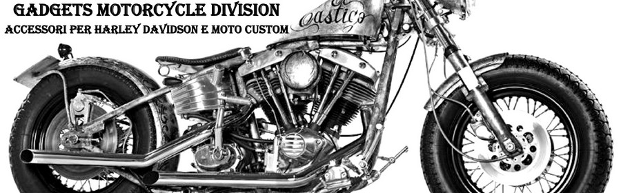 Vendita online ricambi e accessori moto custom e Harley Davidson,  telaietti,borse,fari,tagliando,caschi,piastre,manubri,frecce,pneumatici